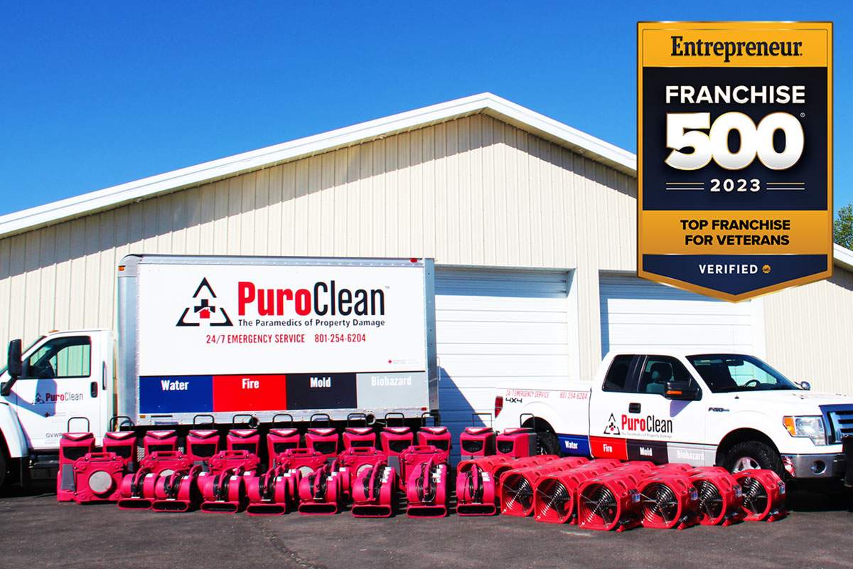 PuroClean vehicles and equipment