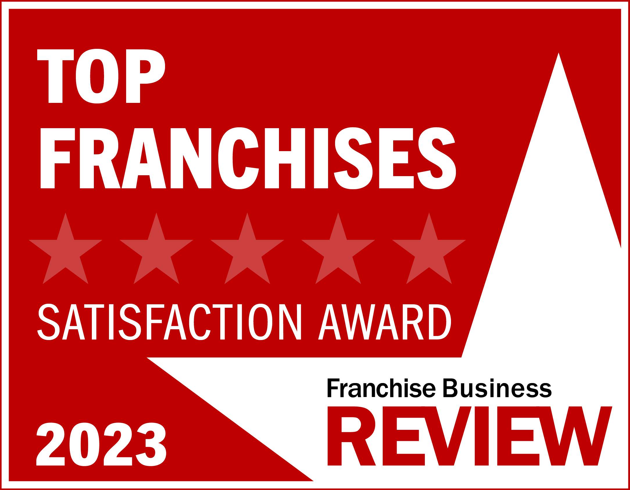 Top Franchises Satisfaction Award 2023 - Franchise Business Review