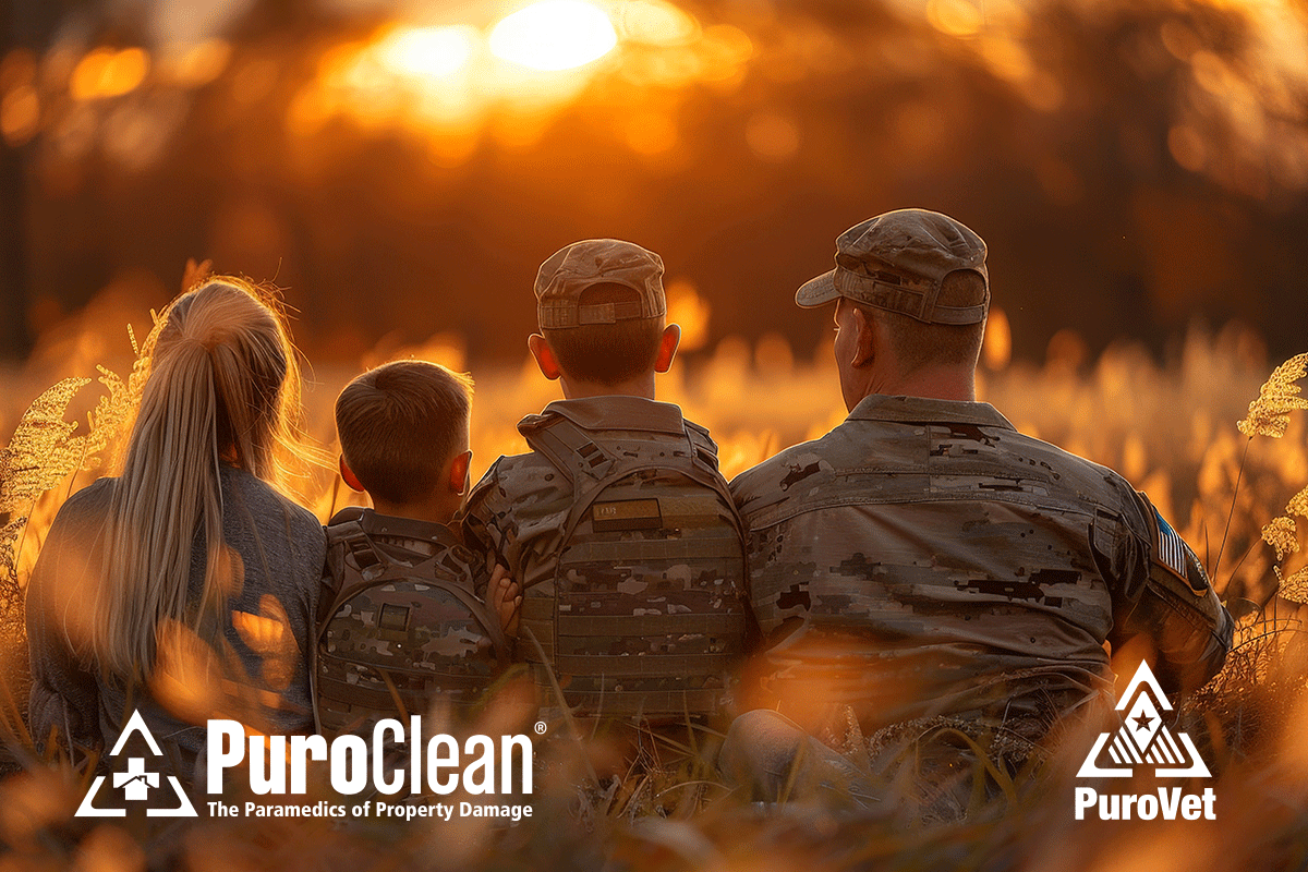 PuroClean's PuroVet program helps veterans build a family legacy.