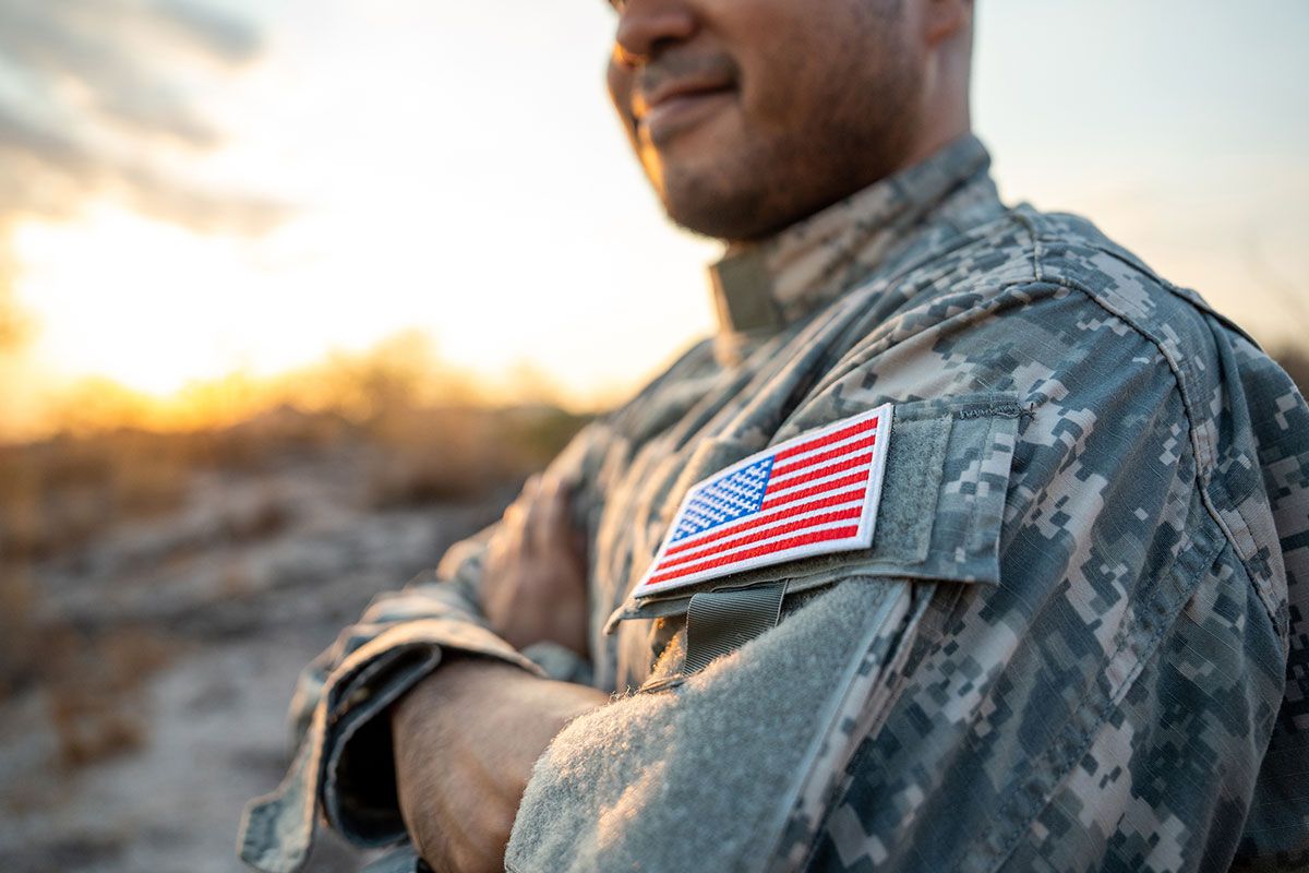 military veteran, ready to serve on the front lines and in his community