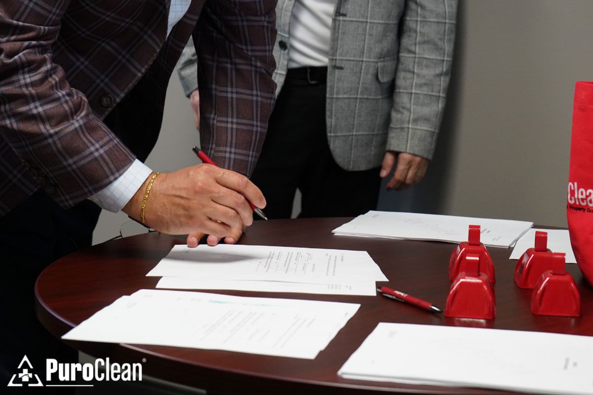 signing paperwork