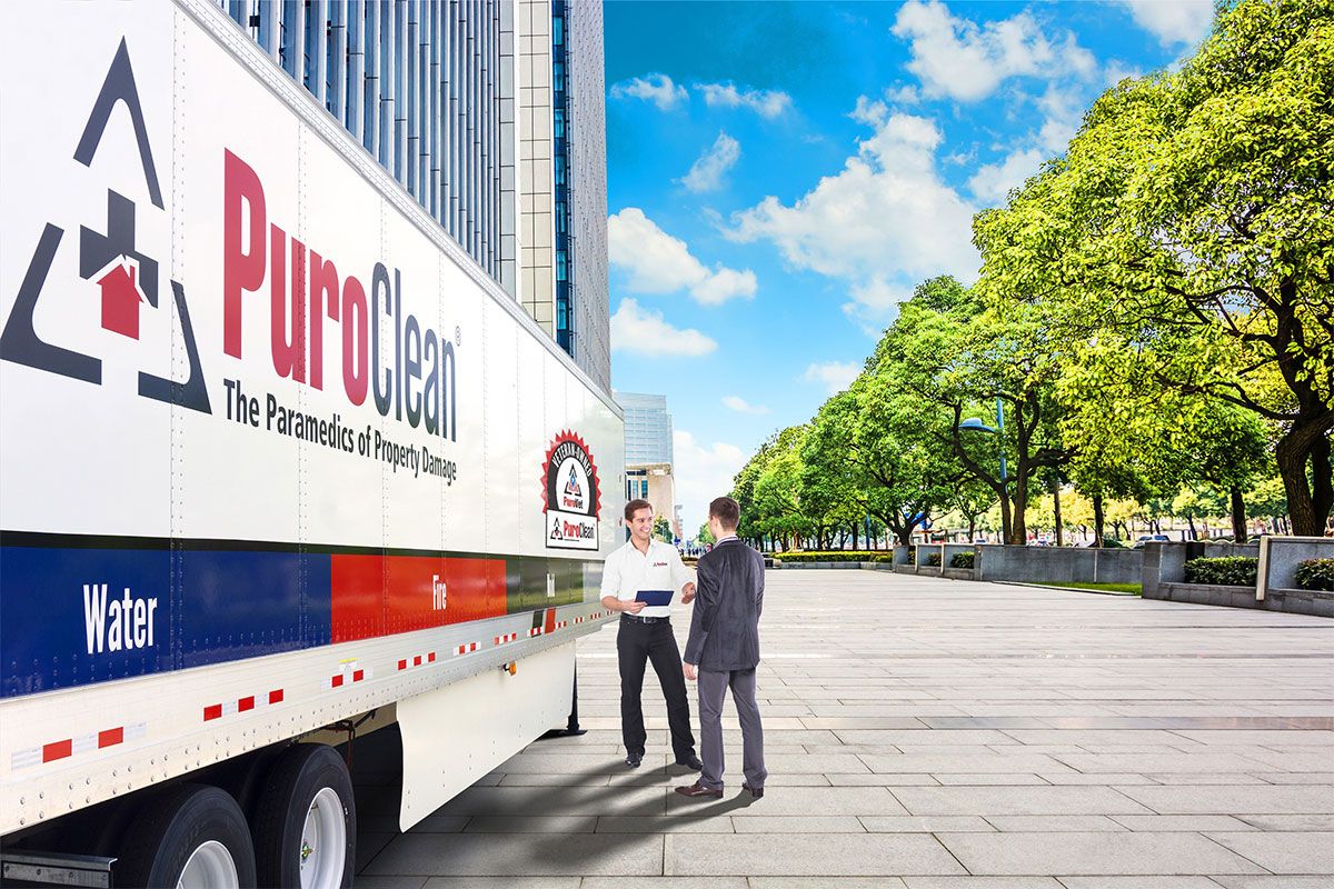 PuroClean semi-truck
